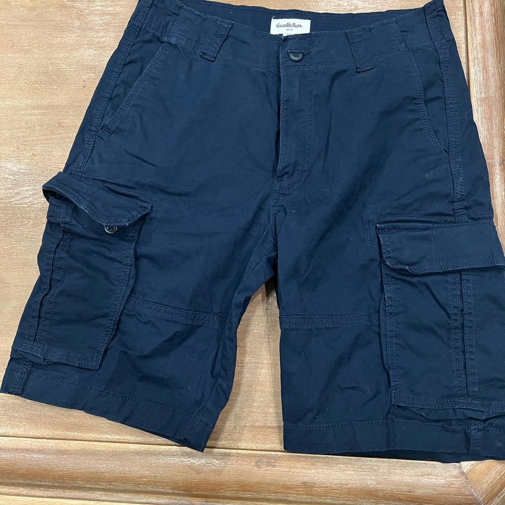 Goodfellow & Co Dark Blue Cargo Shorts